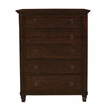 New Classic Tamarack 4PC Wood Cal King Bedroom Set with Chest in Brown Cherry