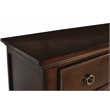 New Classic Tamarack 4PC Wood Cal King Bedroom Set with Chest in Brown Cherry