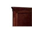 New Classic Furniture Tamarack Wood California King Panel Bed in Brown Cherry