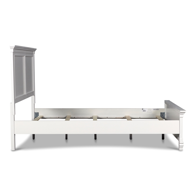 New Classic Furniture Tamarack 5-Piece Wood California King Bedroom Set in White