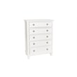 New Classic Tamarack 4-Piece Wood Queen Bedroom Set with Chest in White