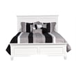 New Classic Tamarack 4-Piece Wood Queen Bedroom Set with Chest in White