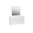 New Classic Tamarack 4-Piece Wood Queen Bedroom Set with Chest in White