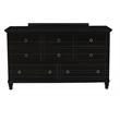 New Classic Furniture Tamarack 8-Drawer Wood Dresser in Black