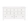 New Classic Furniture Tamarack 8-Drawer Wood Dresser in White