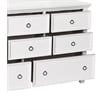 New Classic Furniture Tamarack 8-Drawer Wood Dresser in White