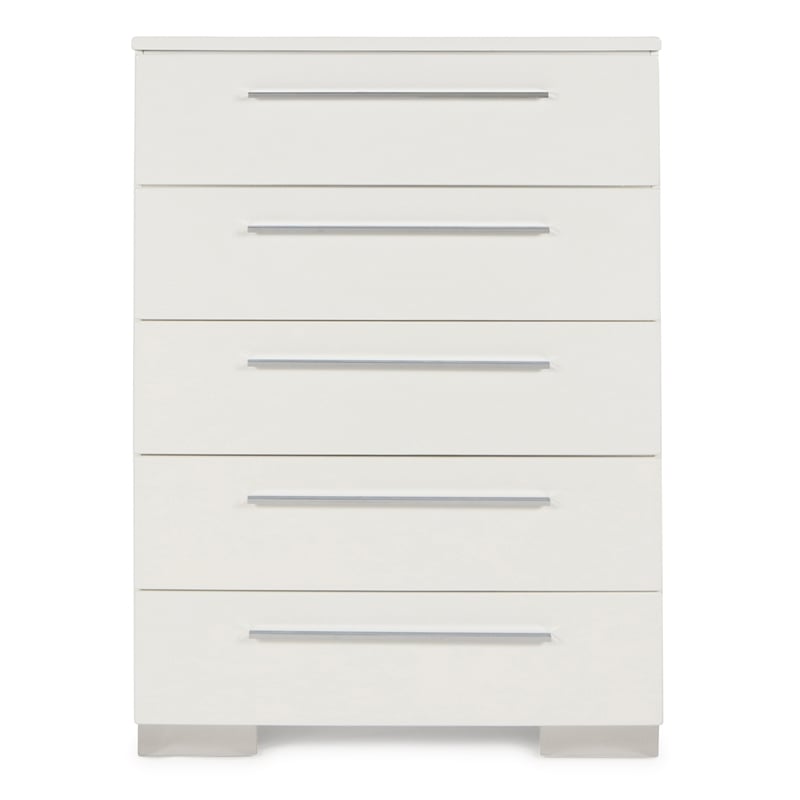 New Classic Furniture Sapphire 5-Piece Wood Queen Bedroom Set in White