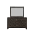 New Classic Sevilla 4-Piece Wood Cal King Bedroom Set with Chest in Walnut