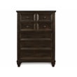 New Classic Sevilla 4-Piece Wood Cal King Bedroom Set with Chest in Walnut