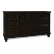 New Classic Sevilla 4-Piece Wood Queen Bedroom Set with Nightstand in Walnut