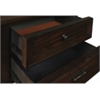 New Classic Sevilla 4-Piece Wood Queen Bedroom Set with Nightstand in Walnut