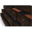 New Classic Sevilla 4-Piece Wood Queen Bedroom Set with Nightstand in Walnut