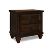 New Classic Sevilla 4-Piece Wood Queen Bedroom Set with Nightstand in Walnut
