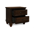 New Classic Sevilla 4-Piece Wood Queen Bedroom Set with Nightstand in Walnut
