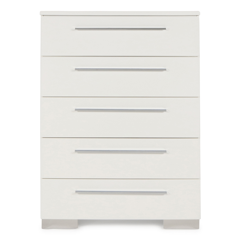 New Classic Sapphire 6-Piece Wood King Bedroom Set with 2 Nightstands in White