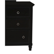 New Classic Furniture Tamarack 8-Drawer Wood Dresser with Mirror in Black