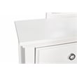 New Classic Furniture Tamarack 8-Drawer Wood Dresser with Mirror in White