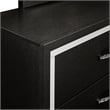 New Classic Furniture Huxley Solid Wood Dresser with Mirror in Black