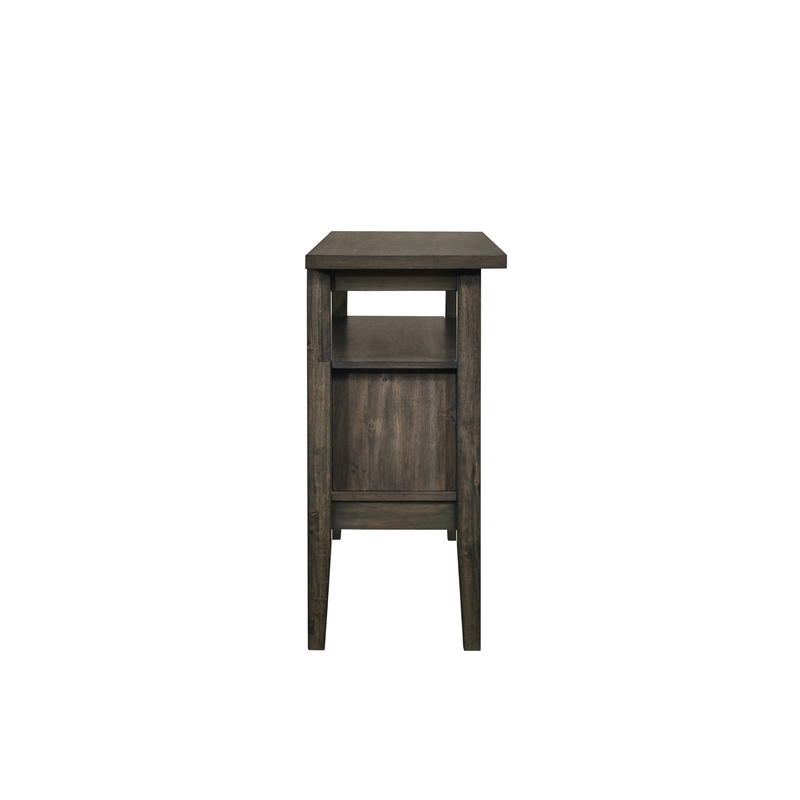 New Classic Furniture Gulliver Solid Wood Server in Rustic Brown