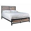 New Classic Furniture Elk River Solid Wood Twin Bed in Rustic Brown