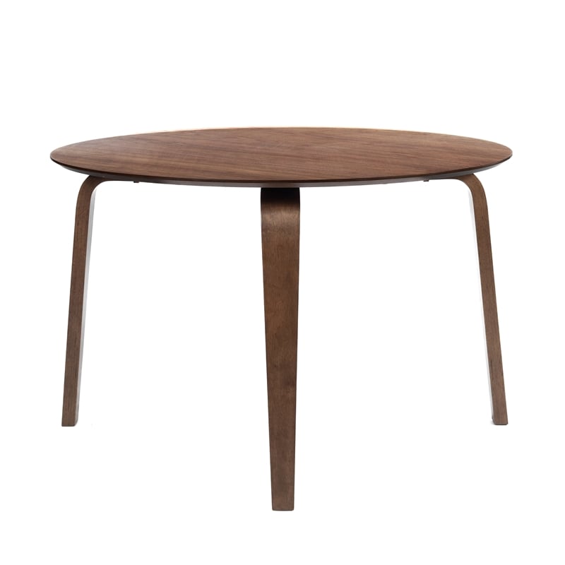 New Classic Furniture 5-Piece Gabby Solid Wood Dining Table Set in Walnut