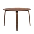 New Classic Furniture 5-Piece Gabby Solid Wood Dining Table Set in Walnut