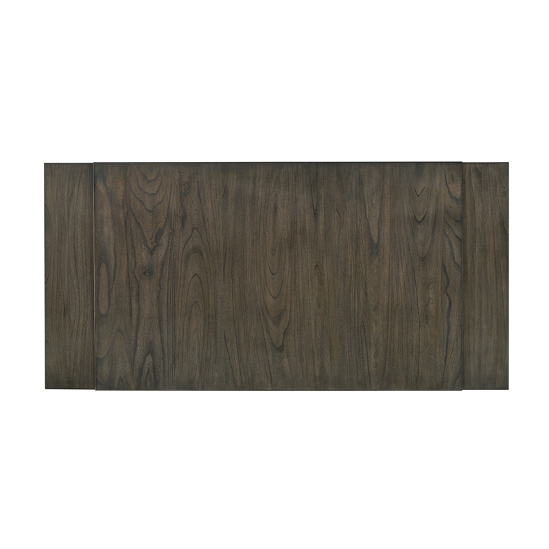 New Classic Gulliver 6-Piece Solid Wood Rectangular Dining Set in Rustic Brown