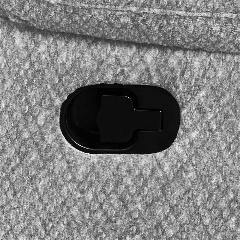 New Classic Furniture Bravo Polyester Fabric Console Loveseat in Stone