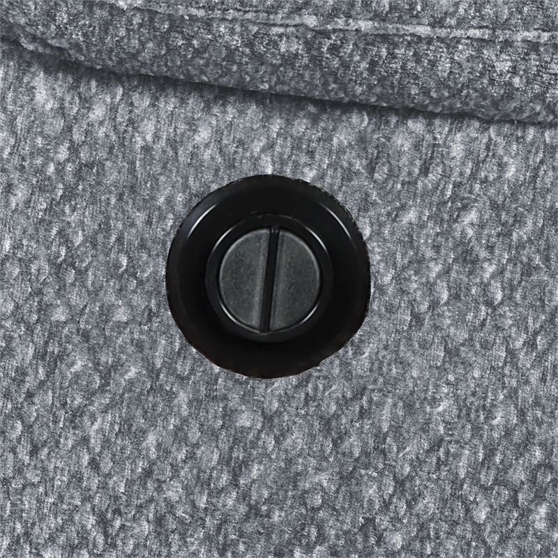 New Classic Furniture Bravo Polyester Fabric Power Console Loveseat in Stone