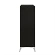 New Classic Furniture Huxley Solid Wood 5-Drawer Chest in Black