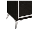 New Classic Furniture Huxley Solid Wood 5-Drawer Chest in Black