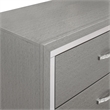 New Classic Furniture Huxley 6-Drawer Solid Wood Dresser in Gray