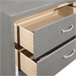 New Classic Furniture Huxley 6-Drawer Solid Wood Dresser in Gray