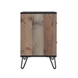 New Classic Furniture Elk River Solid Wood 2-Drawer Nightstand in Rustic Brown