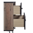 New Classic Furniture Elk River Solid Wood 2-Drawer Nightstand in Rustic Brown