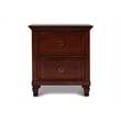 New Classic Furniture Tamarack Solid Wood 2-Drawer Nightstand in Cherry