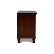 New Classic Furniture Tamarack Solid Wood 2-Drawer Nightstand in Cherry