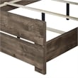 New Classic Furniture Misty Lodge Wood Full Panel Bed in Gray