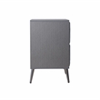 New Classic Furniture Kailani Contemporary Wood 2-Drawer Nightstand in Gray
