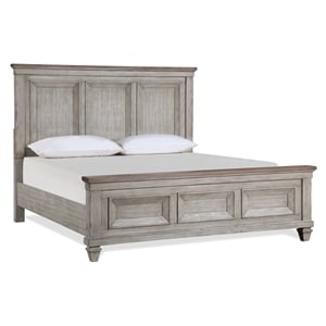 New Classic Furniture Mariana Solid Wood King Bed in Vintage Cream