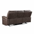 New Classic Furniture Quade 2-Piece Fabric Power Loveseat and Sofa Set in Mocha