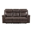 New Classic Furniture Quade 2-Piece Fabric Power Loveseat and Sofa Set in Mocha