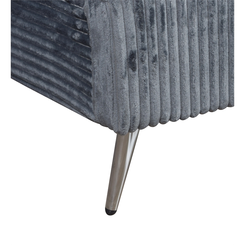 New Classic Furniture Kailani Wood King Upholstered Bed in Gray