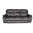 New Classic Furniture Park City Polyester Fabric Sofa in Slate