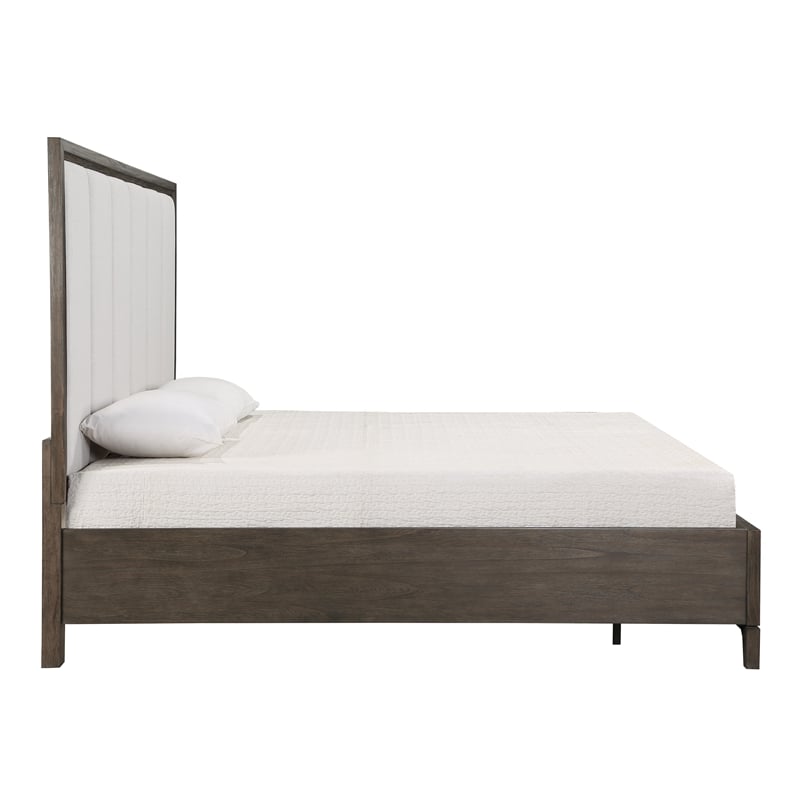 New Classic Furniture Landon Solid Wood King Storage Bed in Walnut