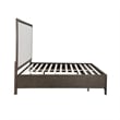 New Classic Furniture Landon Solid Wood Queen Storage Bed in Walnut