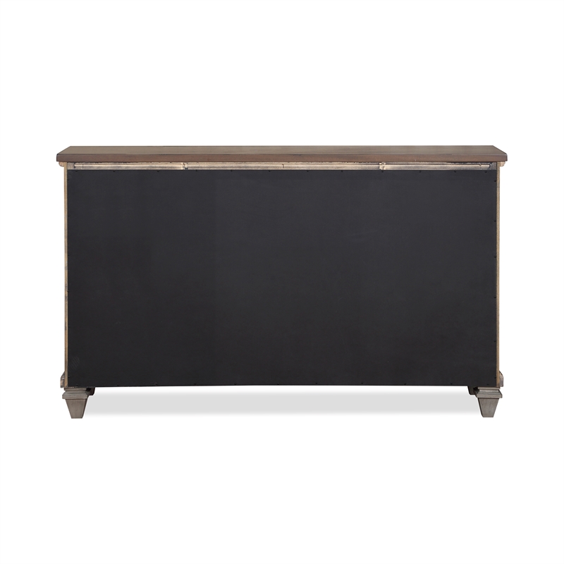 New Classic Furniture Mariana 9-Drawer Solid Wood Dresser in Vintage Cream