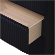 New Classic Furniture Kailani Contemporary Wood 5-Drawer Chest in Black