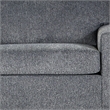 New Classic Furniture Kylo 2 PC Fabric Sofa and Cuddle Chair Set in Ash Gray