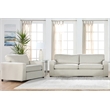 New Classic Furniture Kylo 2 PC Fabric Sofa and Cuddle Chair Set in Natural